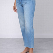 Denim Crop Wide Leg Chiaro Wanda L'Agence