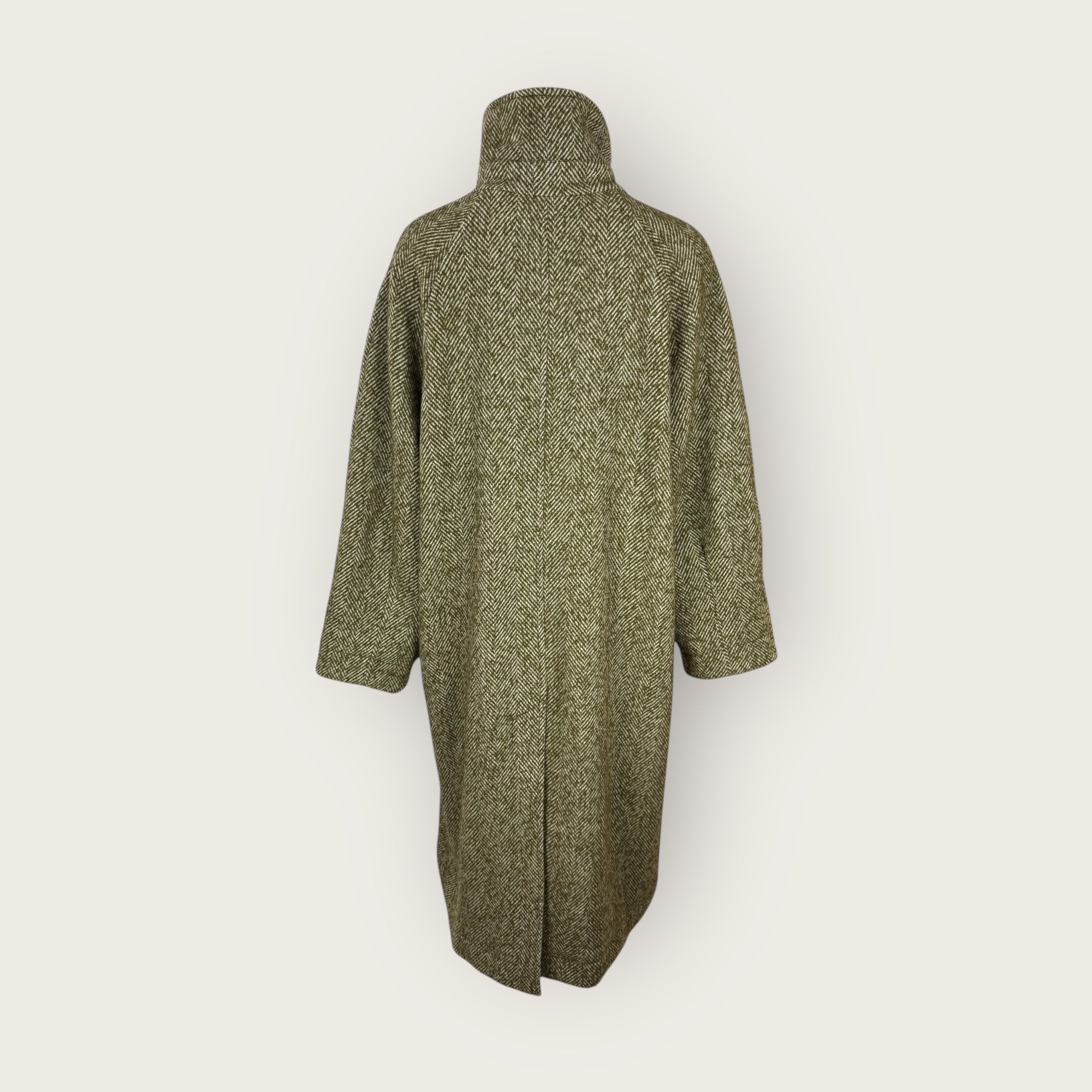 Cappotto Doppiopetto Oversized ColloinPiedi Spinato Bellrose