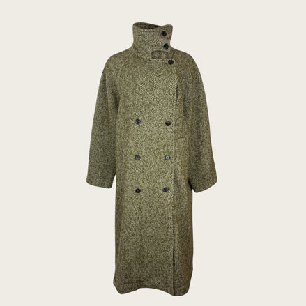Cappotto Doppiopetto Oversized ColloinPiedi Spinato Bellrose