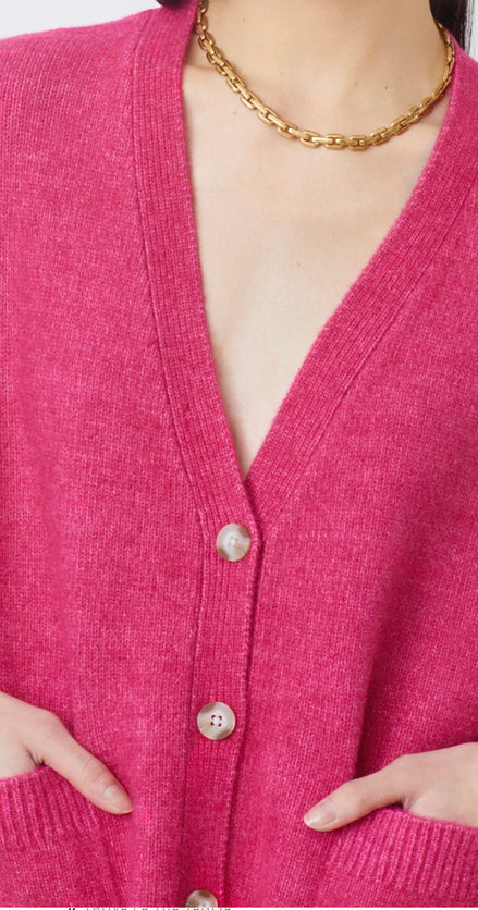 Cardigan Over con Bottoni e Tasche Gaely Suncoo