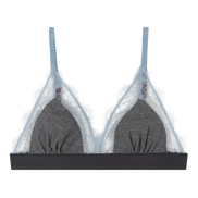 Love Stories, Set Bralette Love Lace & Slip Wild Rose Grey