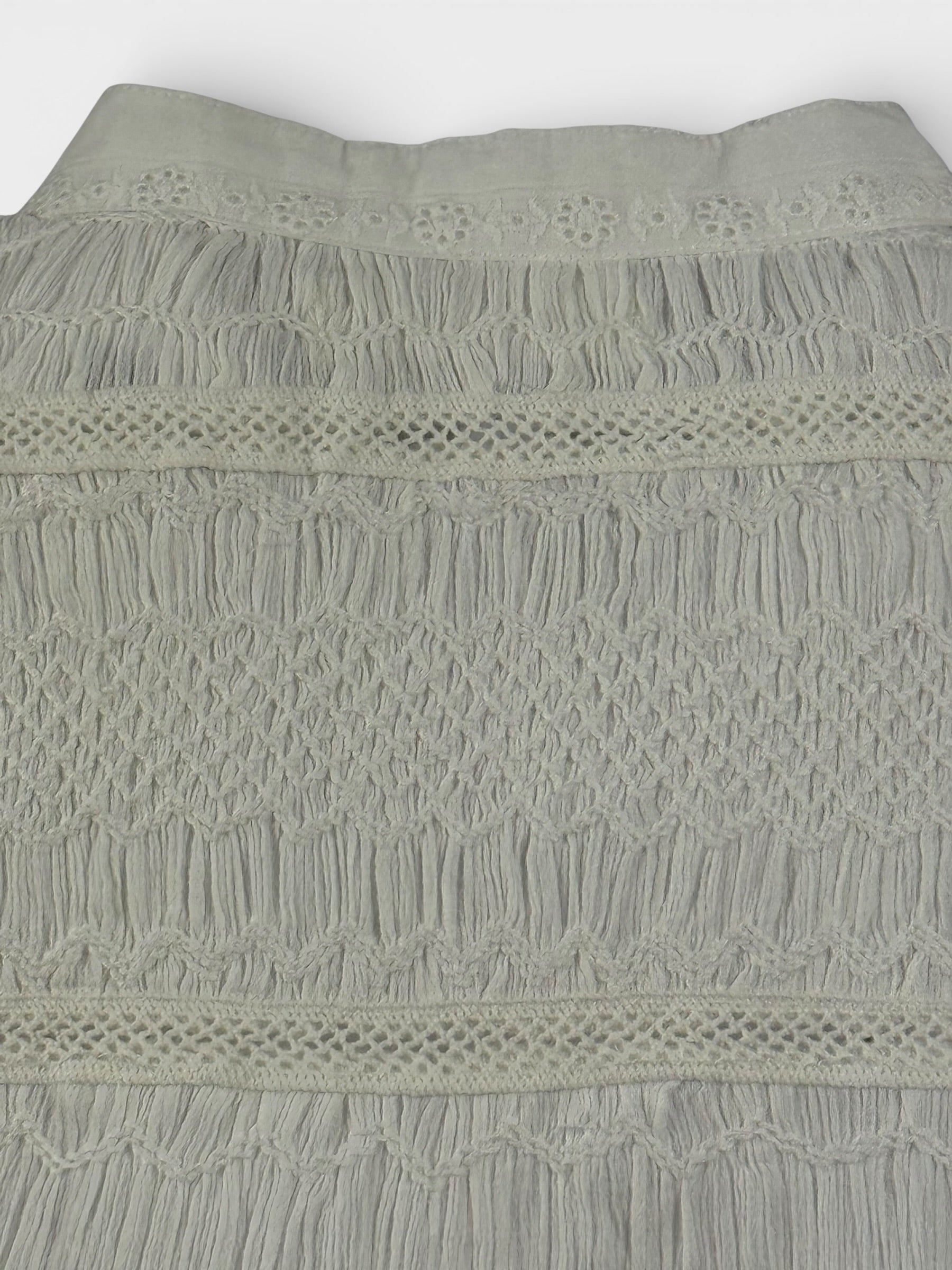 Caftano Camicia Coreana Bianco con Punto Smoke Maison Hotel