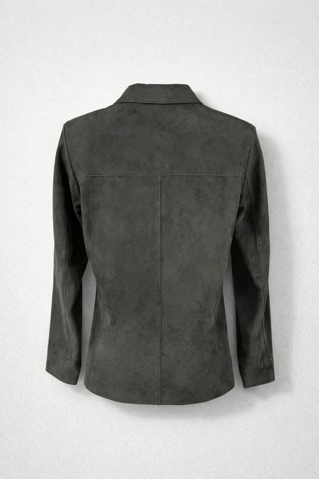 Camicia in Camoscio Slim Fit  con Tasche