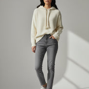 Felpa Cashmere Bouclè con Cappuccio Kujten