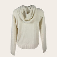 Felpa Cashmere Bouclè con Cappuccio Kujten