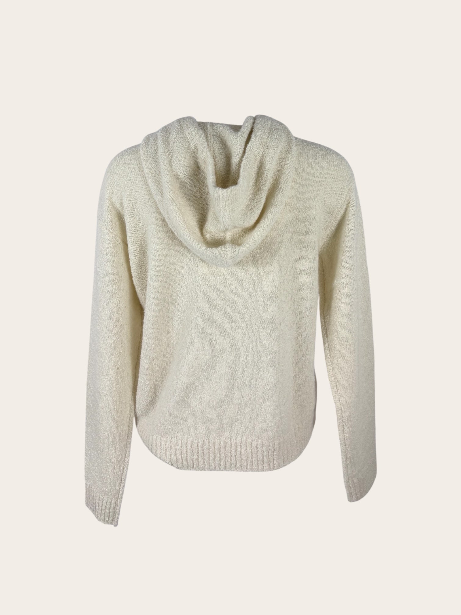 Felpa Cashmere Bouclè con Cappuccio Kujten