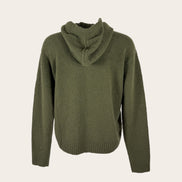 Felpa Cashmere Bouclè con Cappuccio Kujten
