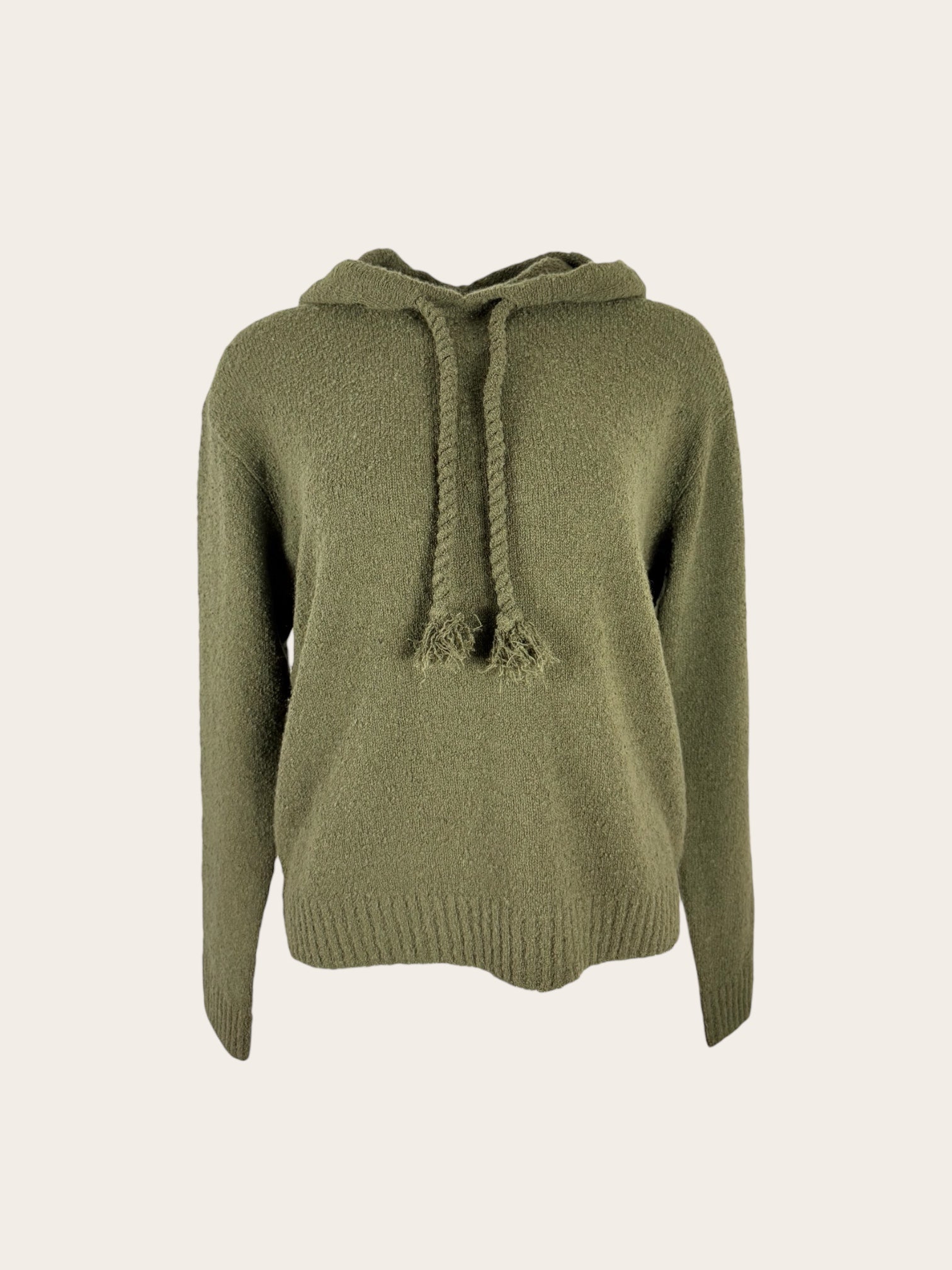 Felpa Cashmere Bouclè con Cappuccio Kujten