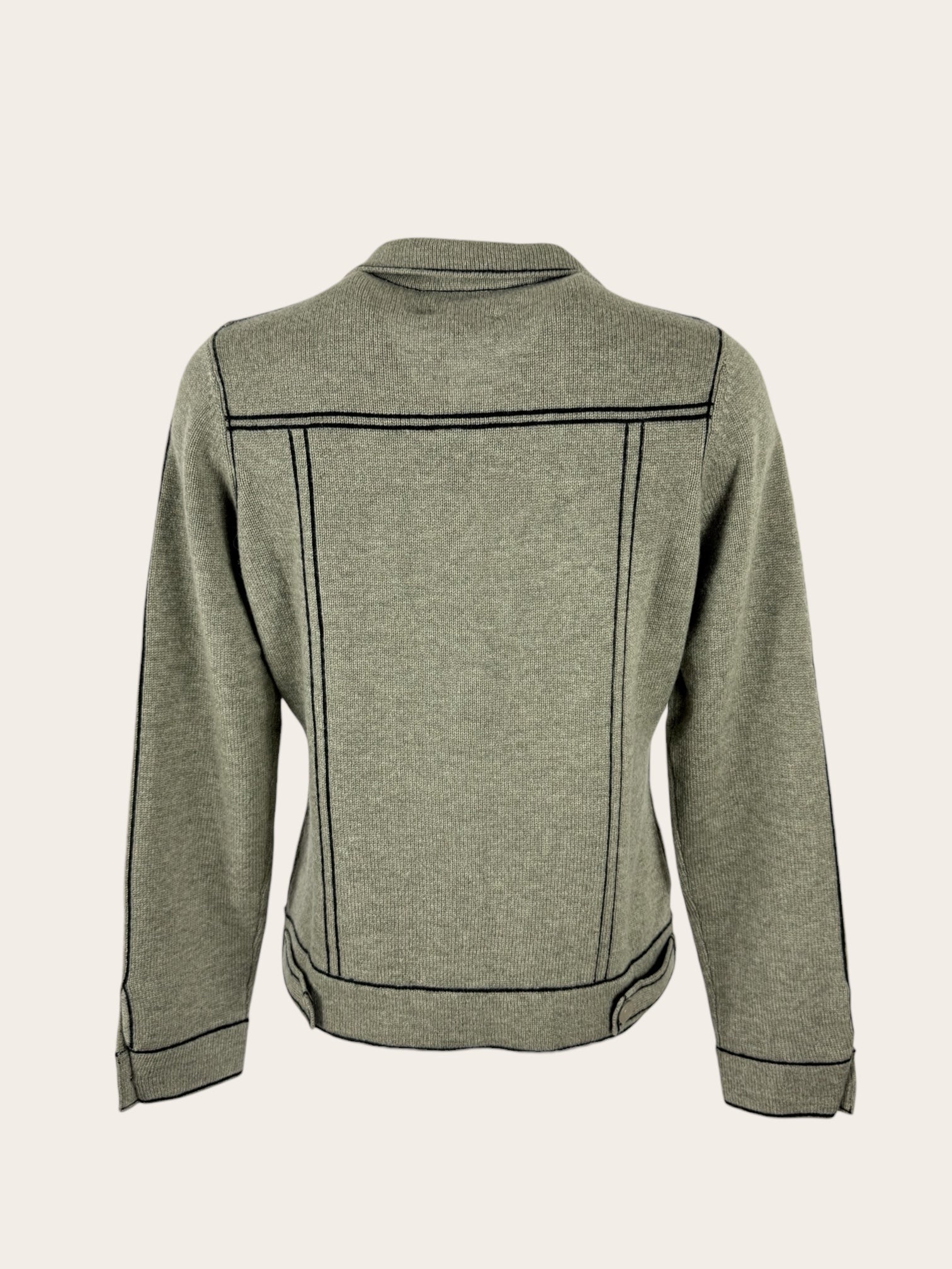 Giacca in Cashmere con Bottoni Kujten