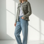 Giacca in Cashmere con Bottoni Kujten