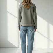Giacca in Cashmere con Bottoni Kujten