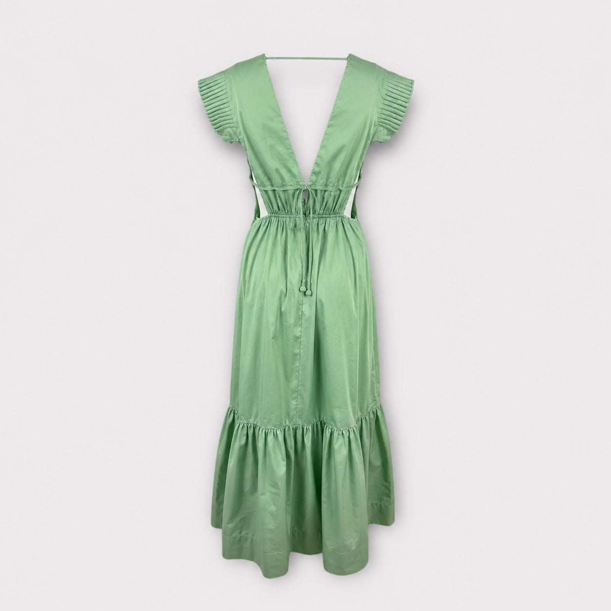Abito Midi Dress Verdeacqua Butterfly Farm Rio