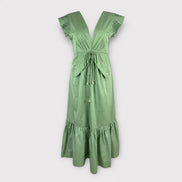 Abito Midi Dress Verdeacqua Butterfly Farm Rio