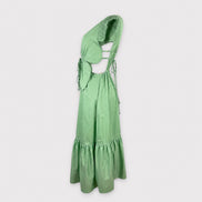Abito Midi Dress Verdeacqua Butterfly Farm Rio