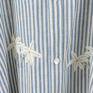 Benaras, Abito Camicia Bastoncino con Palme