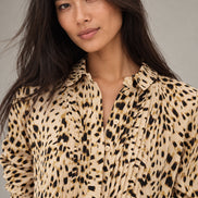 Ba&sh, Abito Corto Stampa Animalier  Hosy
