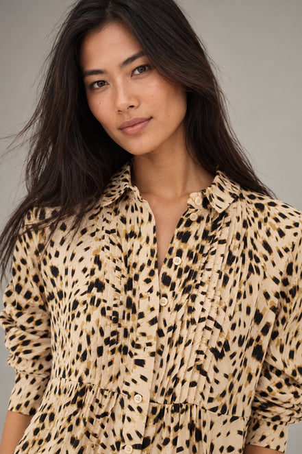 Ba&sh, Abito Corto Stampa Animalier  Hosy