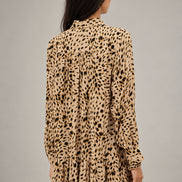 Ba&sh, Abito Corto Stampa Animalier  Hosy