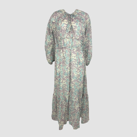 Abito Lungo Fantasia Cotone Hawaiian Flora Maison Hotel