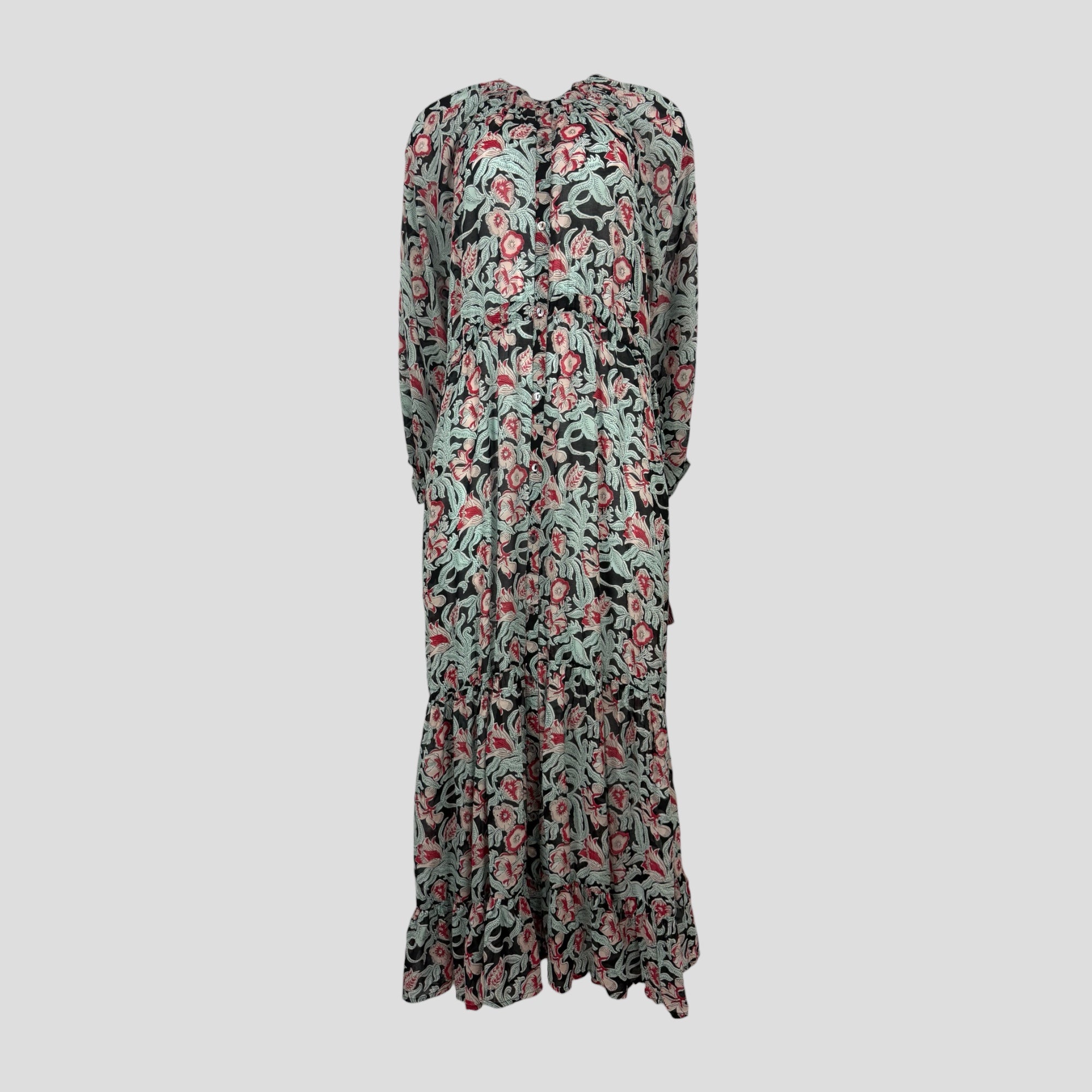 Abito Lungo Fantasia Floreale Valentina Maison Hotel