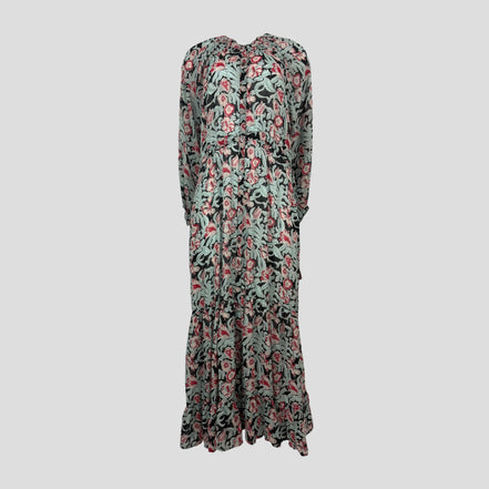 Abito Lungo Fantasia Floreale Valentina Maison Hotel