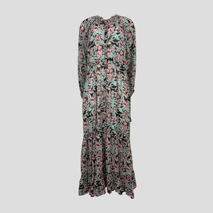 Abito Lungo Fantasia Floreale Valentina Maison Hotel