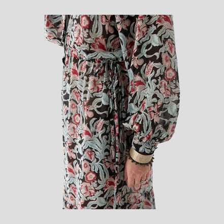 Abito Lungo Fantasia Floreale Valentina Maison Hotel