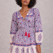 MA.BE Apparel, Mini Abito con Stampa Floreale Della