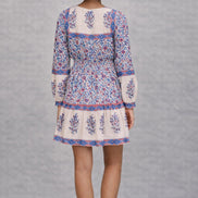 MA.BE Apparel, Mini Abito con Stampa Floreale Della