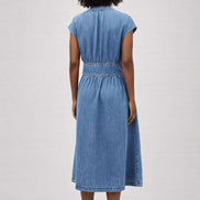 Abito Midi Senza Maniche effetto Chambray, Ba&sh