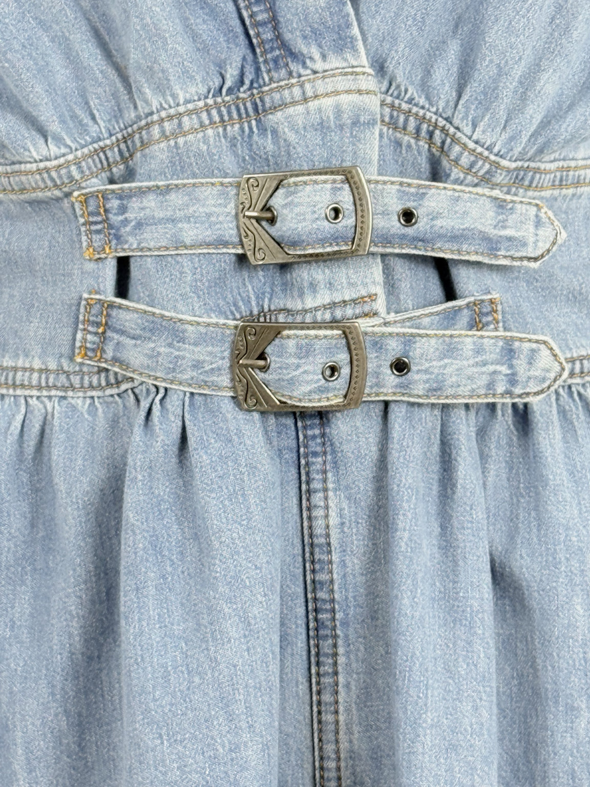 Abito Midi Senza Maniche effetto Chambray, Ba&sh