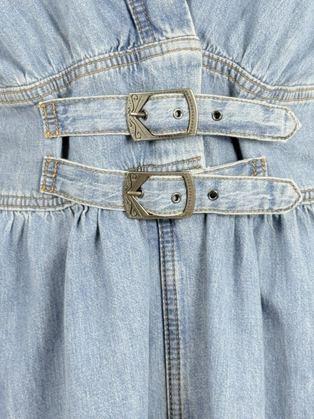 Abito Midi Senza Maniche effetto Chambray, Ba&sh