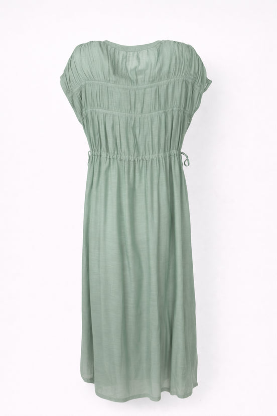 Abito Lungo in Viscosa Verde Acqua,  Agnes Maison Hotel