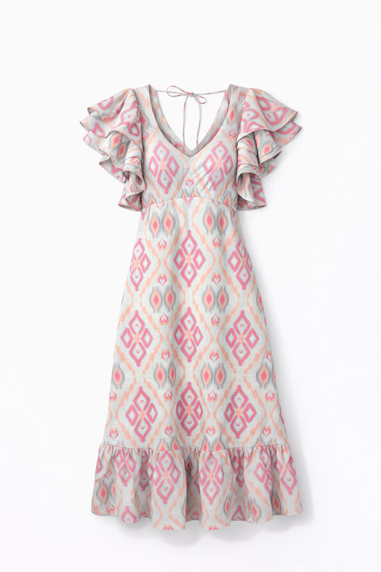 Abito in Lino Lungo con Volant, Nimo with Love