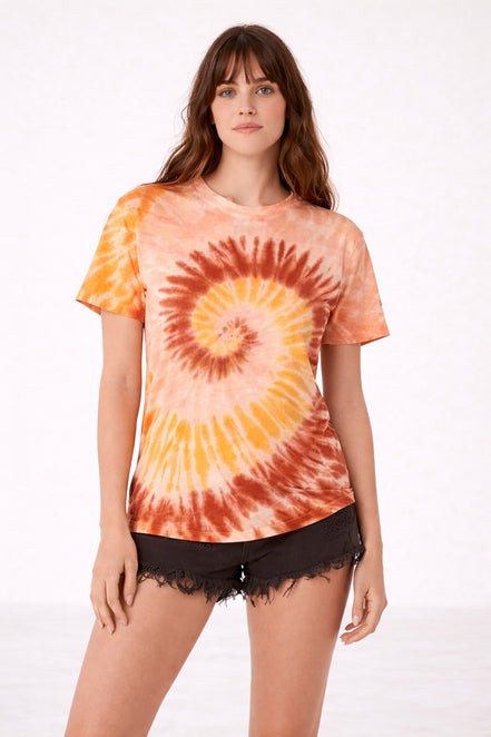 Kujten, T-Shirt in Lino Tie Dye