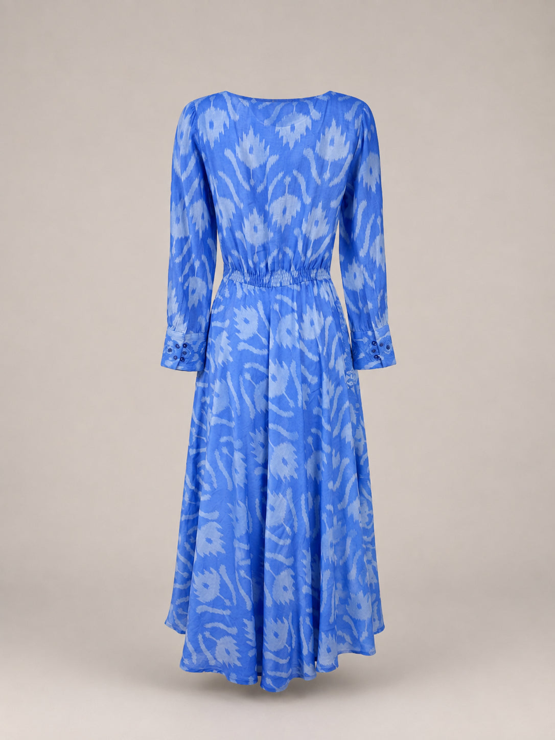 Nimo With Love, Azurite Dress Ikat Blue