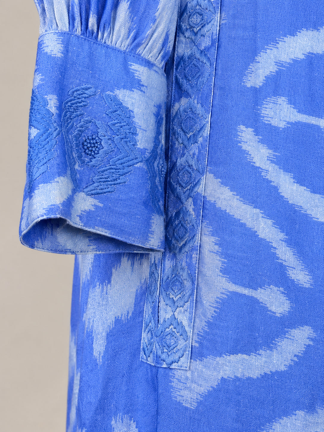 Nimo With Love, Azurite Dress Ikat Blue