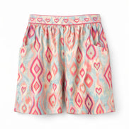 Shorts con Elastico in Lino Fantasia Lilly, Nimo with Love