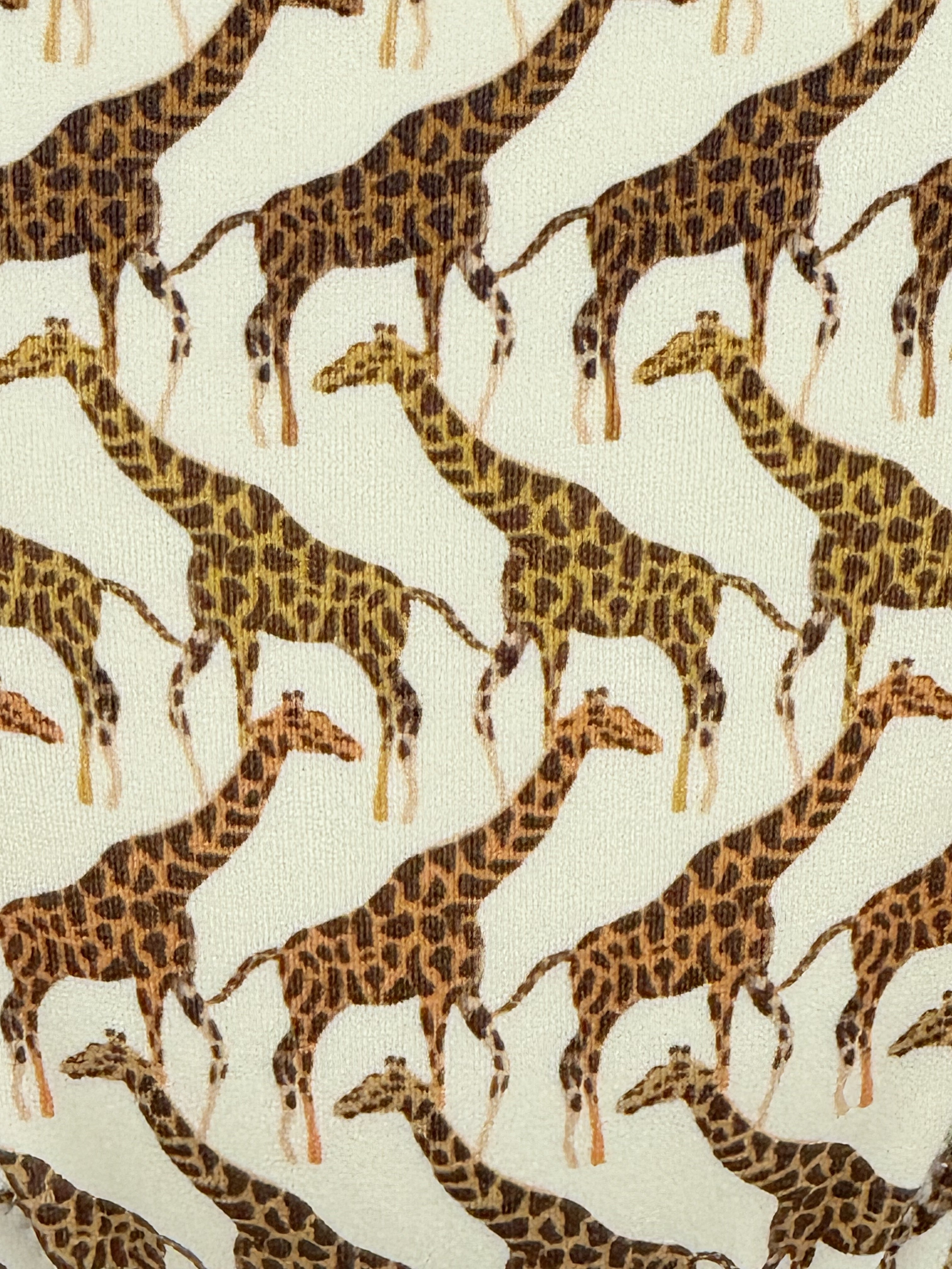 Delfina, Bikini a Fascia con Stampa Giraffe Chiara