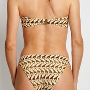 Delfina, Bikini a Fascia con Stampa Giraffe Chiara