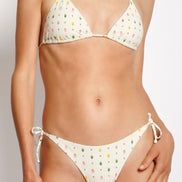 Delfina, Bikini a Triangolo con Laccetti e Ricami Penny
