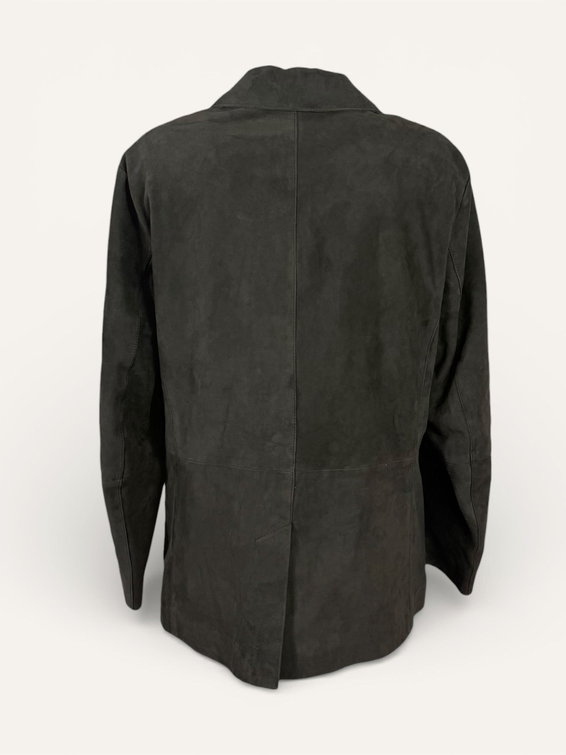 Blazer Oversize Camoscio Testa di Moro Mono