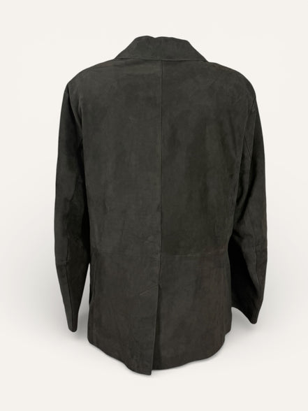 Blazer Oversize Camoscio Testa di Moro Mono