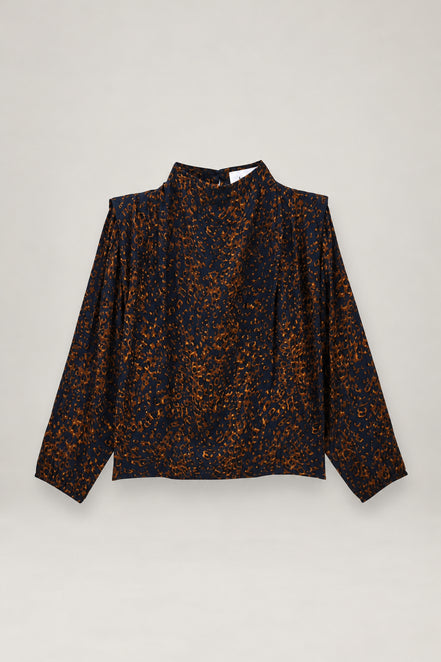 Ba&sh, Blusa stampa animalier Hope