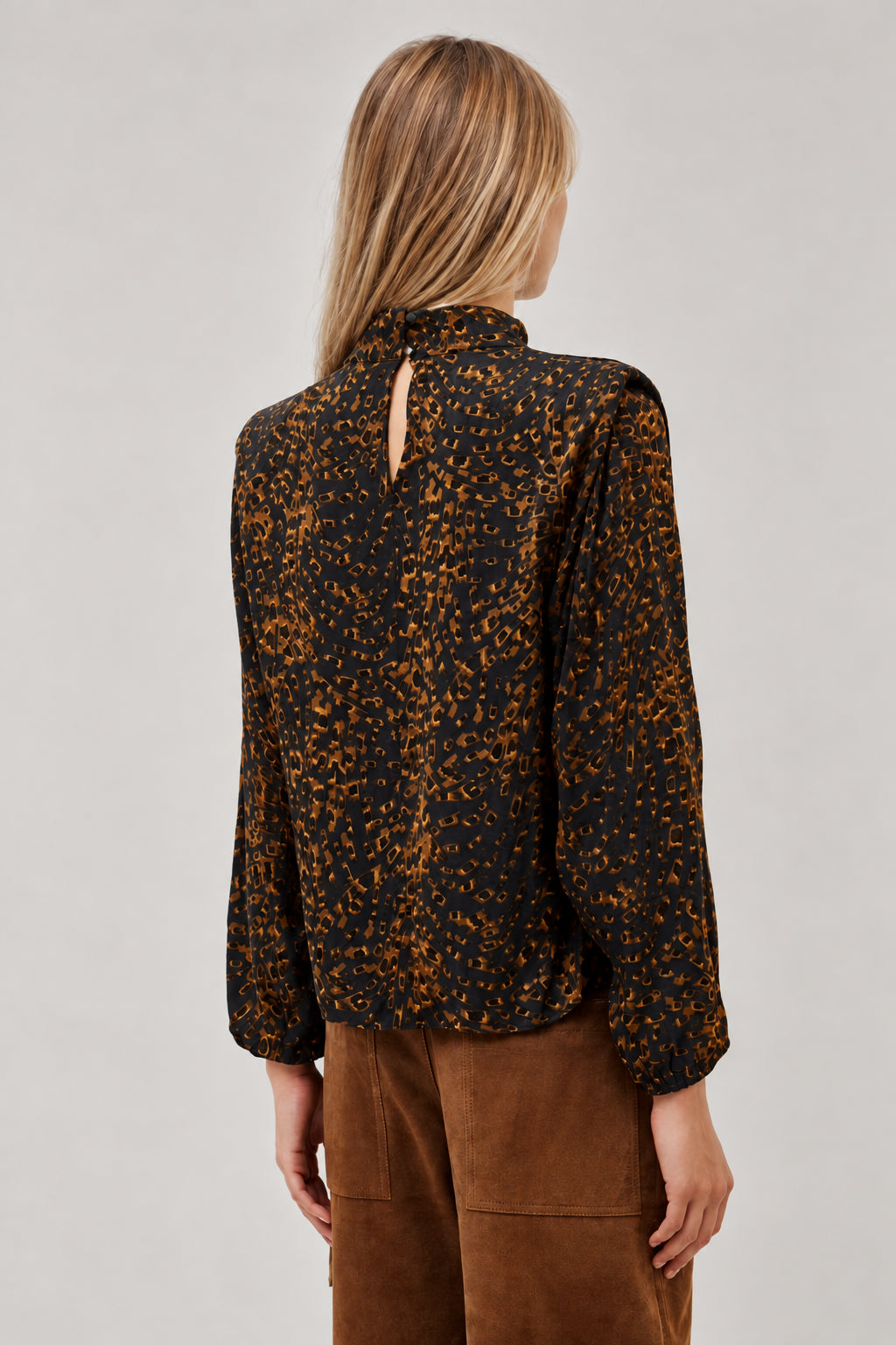 Ba&sh, Blusa stampa animalier Hope
