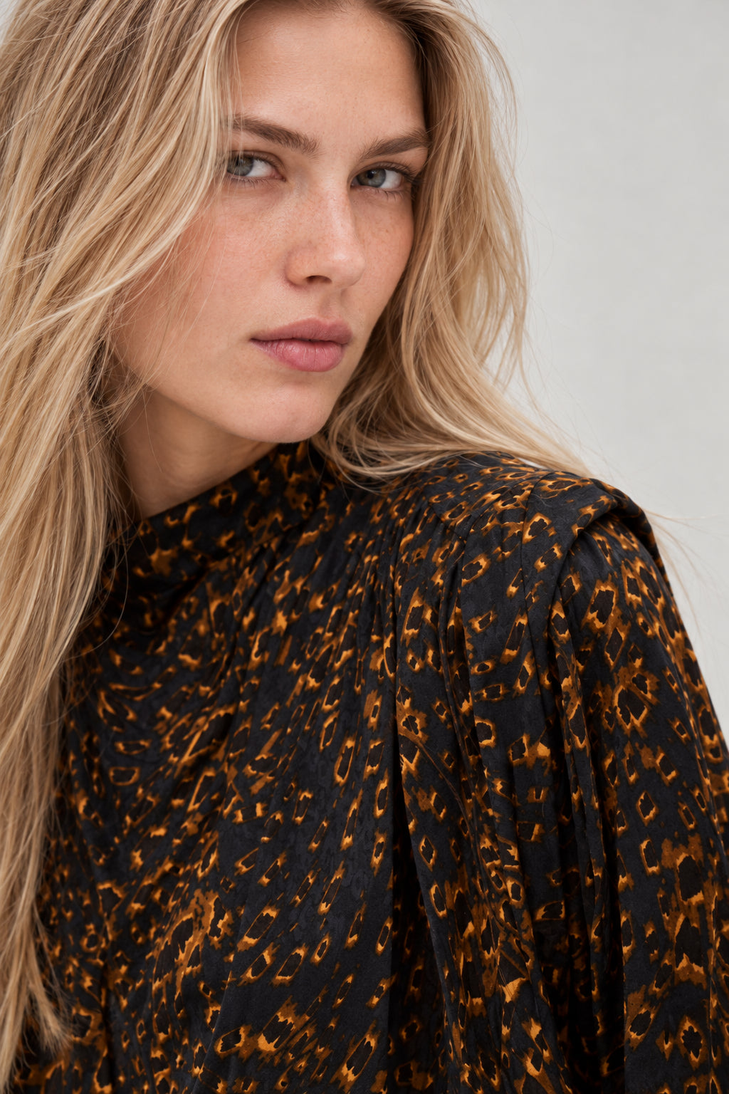 Ba&sh, Blusa stampa animalier Hope