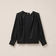 Ba&sh, Blusa Satin Nera, Cadie