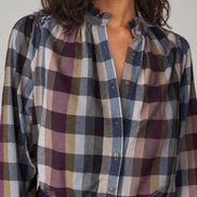 Maison Hotel, Camicia a Quadri in Cotone Mary