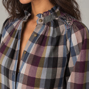 Maison Hotel, Camicia a Quadri in Cotone Mary