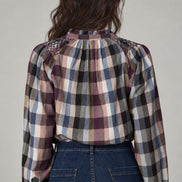Maison Hotel, Camicia a Quadri in Cotone Mary